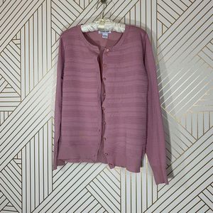 Estrna Jane Rose Textured Cardigan
